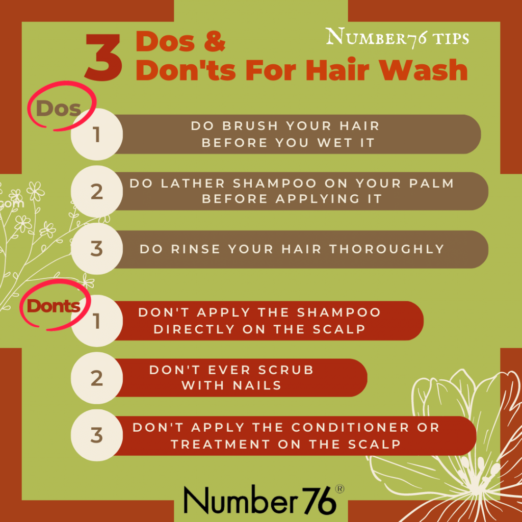 3 Dos & Don'ts For Hair Wash