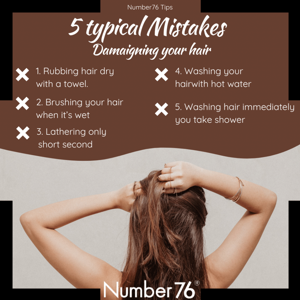 5 typical Mistakes Damaigning your hair